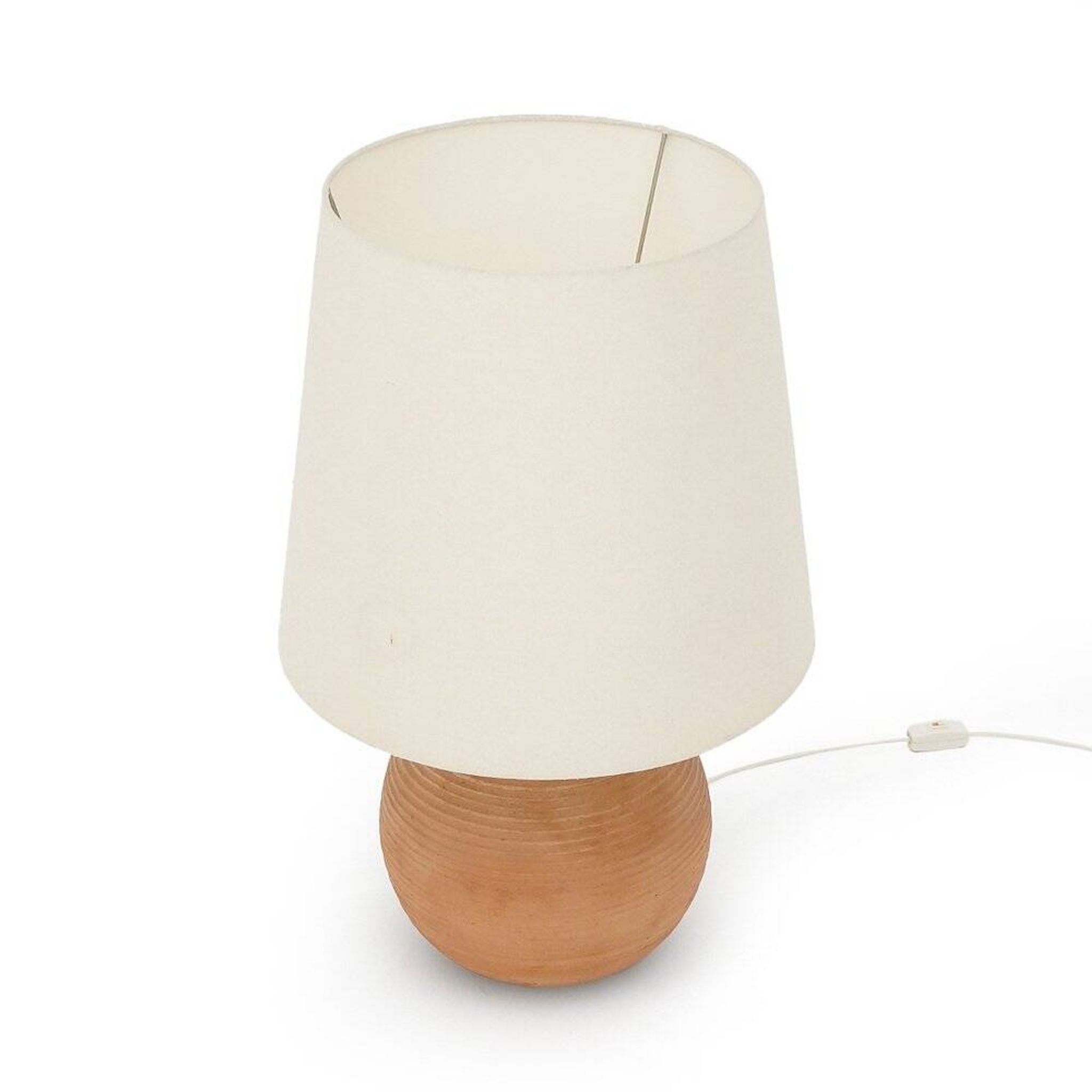 Ceramic table lamp by Ruggero Giangiacomi for La Bottega Il Punto, 1970s.