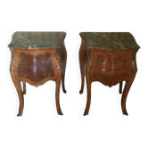 Stop bedside tables in Louis XV style.