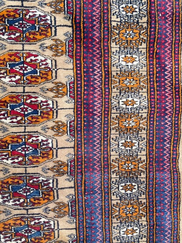 Tapis vintage Turkmen boukhara 98x162 cm