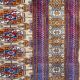 Tapis vintage Turkmen boukhara 98x162 cm