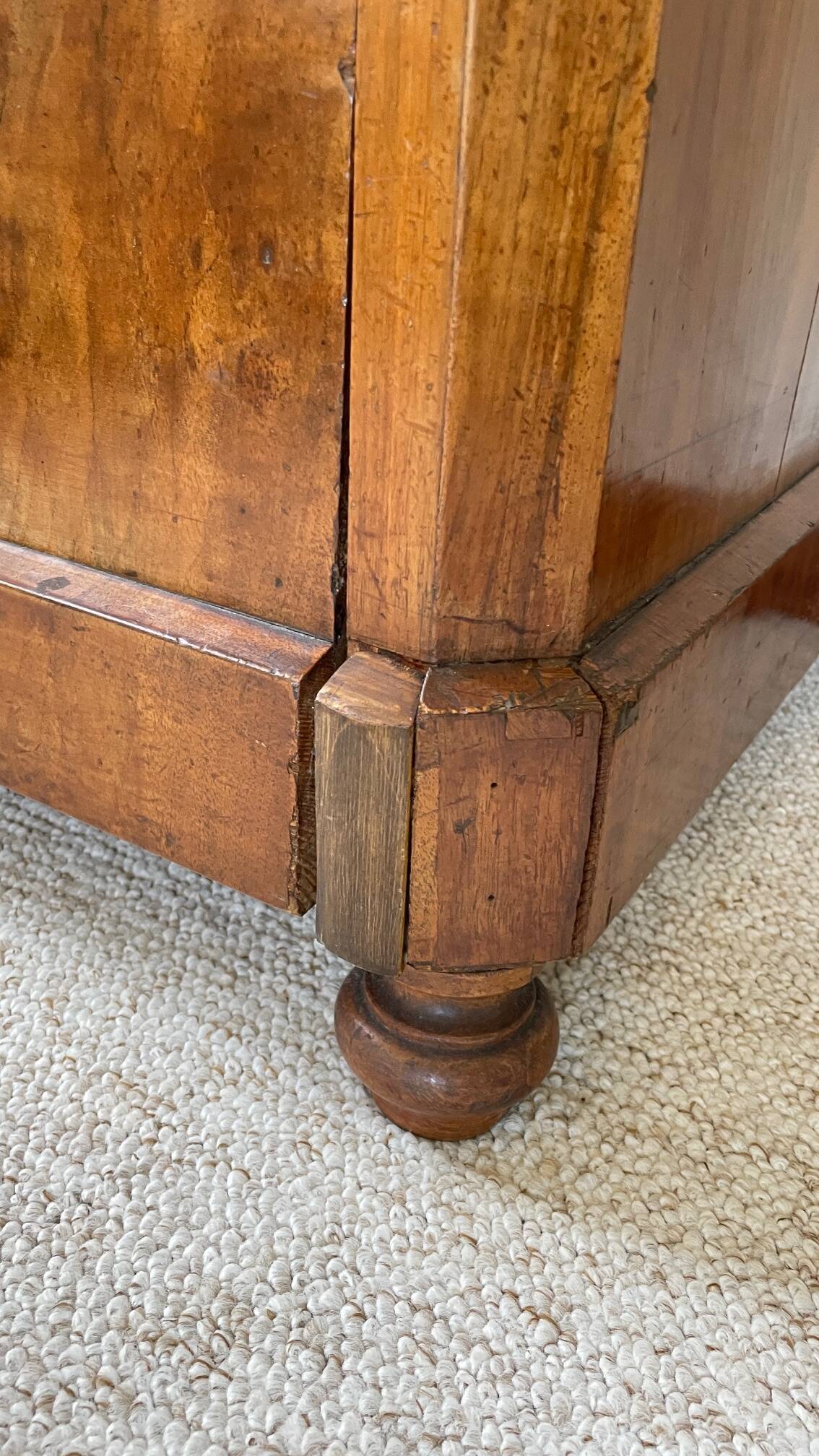 Antique Walnut and Solid Wood Commode