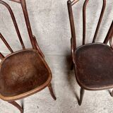 Set of 6 vintage bistro chairs