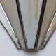 Pair of Art Deco glass paste wall lights