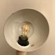 Hebi cream Snake lamp Isao Hosoe for Valenti 1970