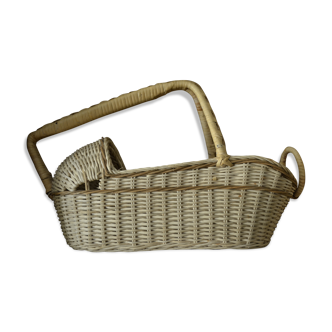 Wicker bottle holder