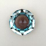 Murano-style trinket tray - Sommerso blown glass, Italy 1970