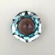 Murano-style trinket tray - Sommerso blown glass, Italy 1970