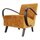 1950s Jindrich Halabala Restored Armchair, Czechoslovakia