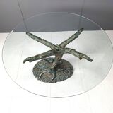 Vintage sculptural tree dining table, 1970s