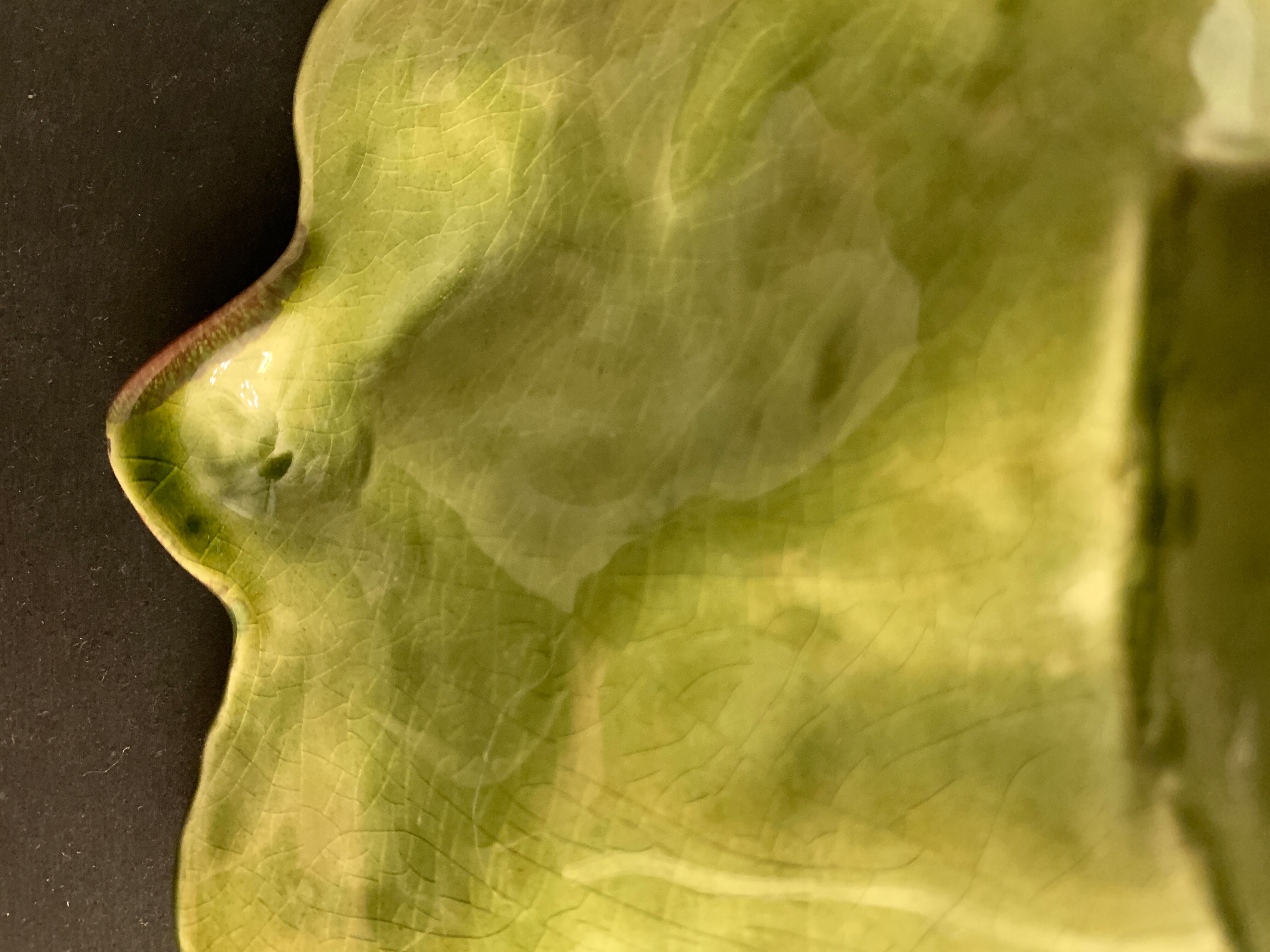 Dish strawberries ceramic slurry