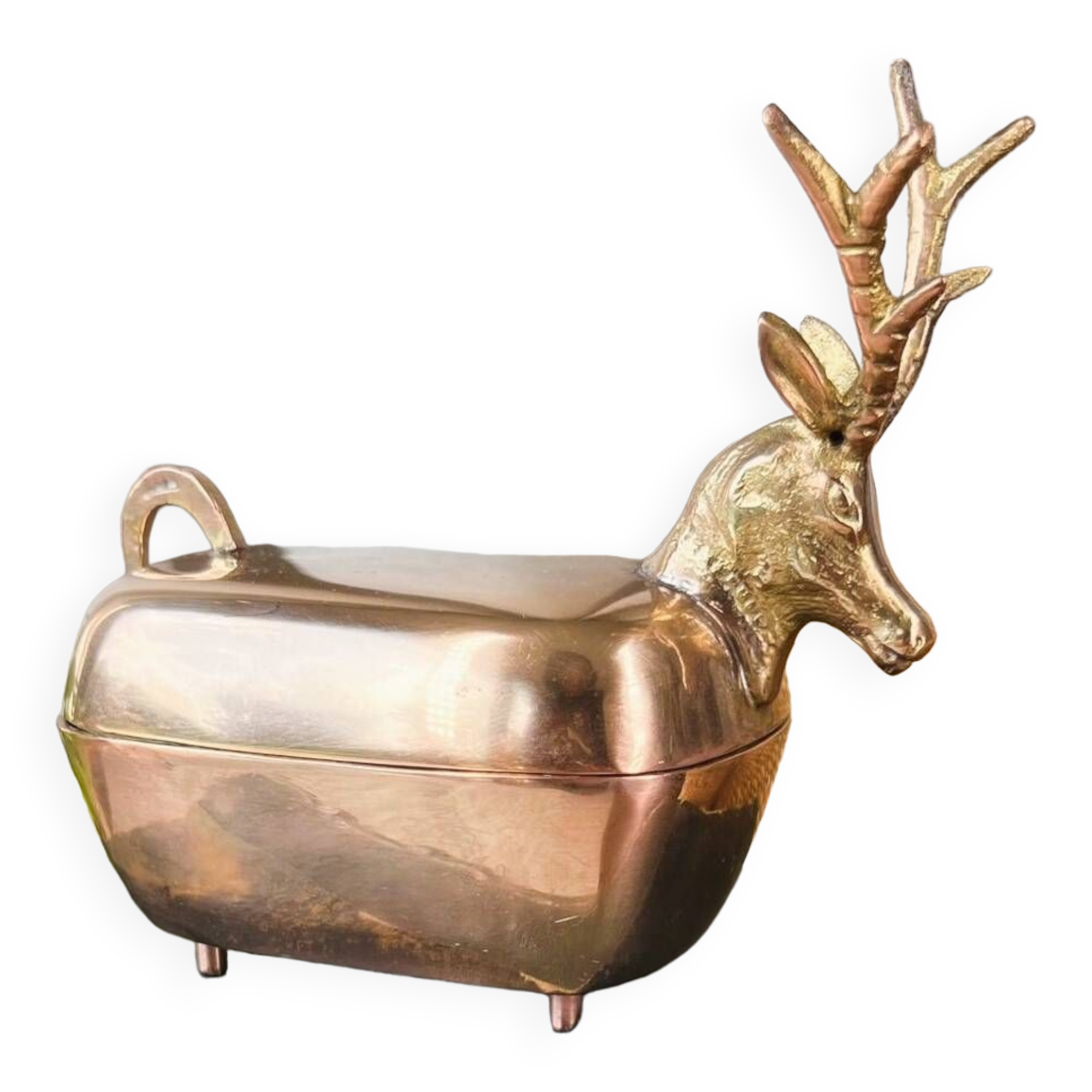 “Deer” brass box