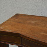 Console fitted rosewood veneer