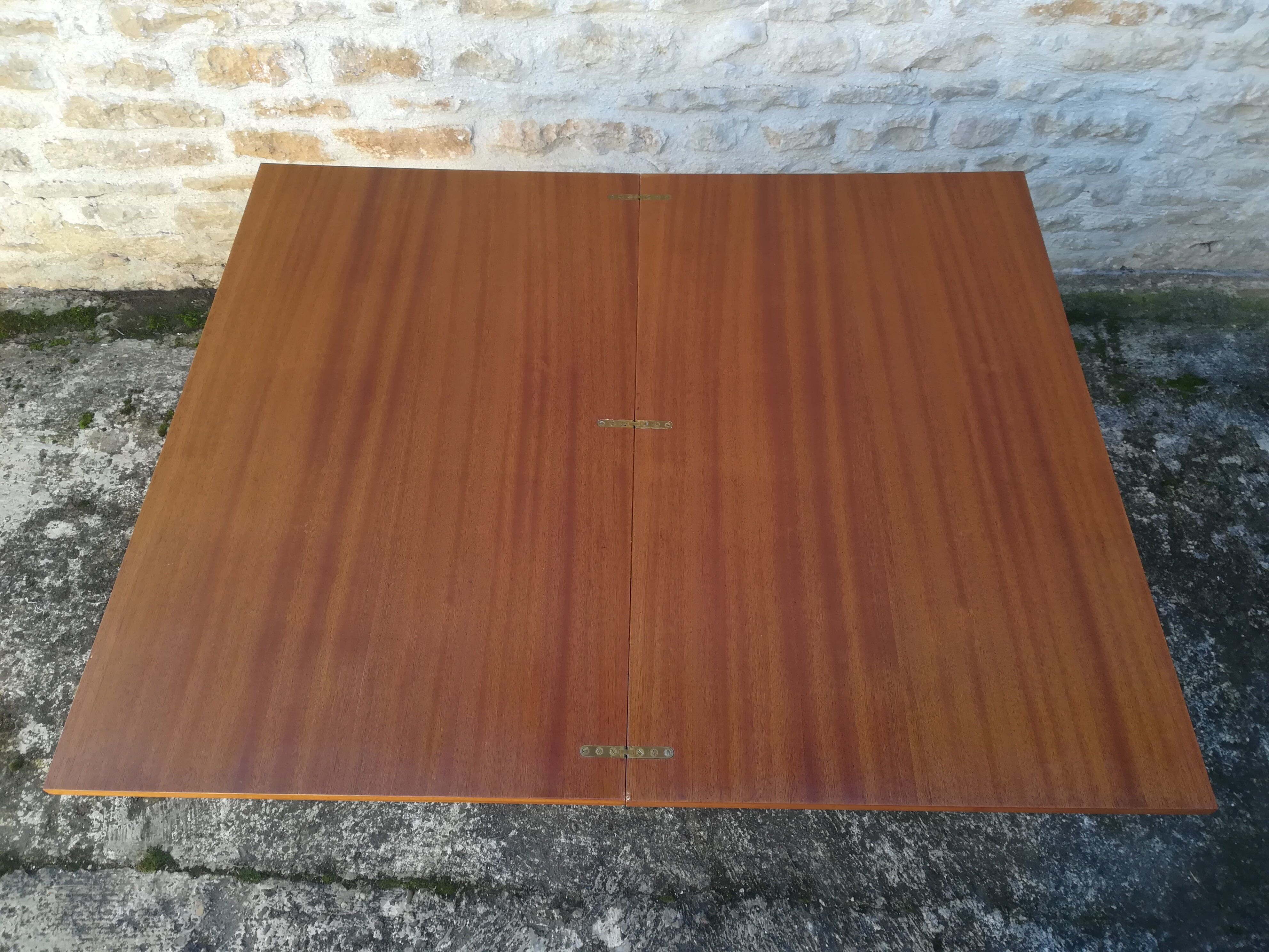 Modular teak coffee table Albert Ducrot