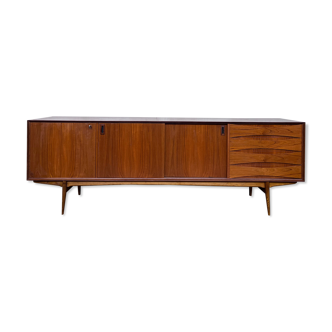 Scandinavian teak row design 1950 1960
