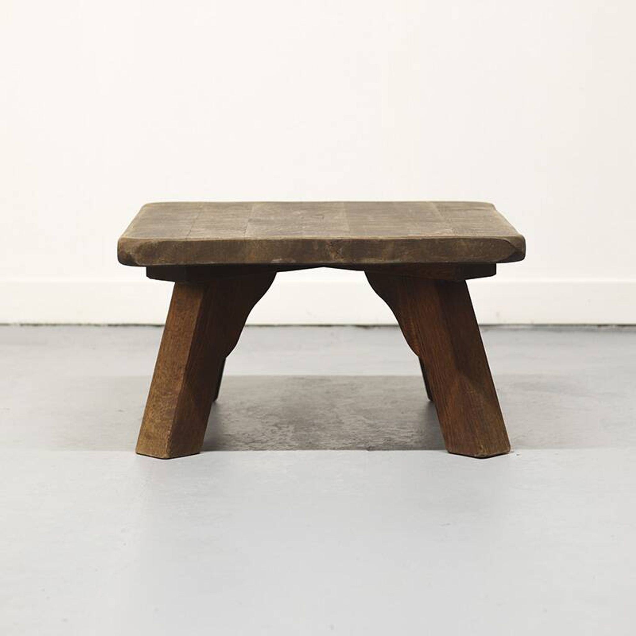 Brutalist Oak Coffee Table