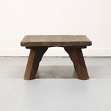 Brutalist Oak Coffee Table
