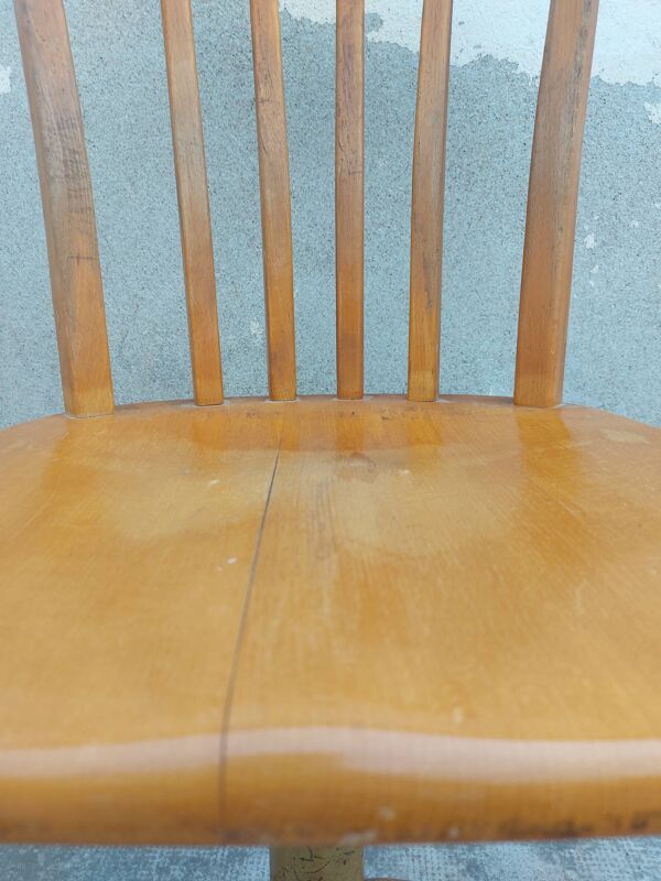 Chaise de bureau atelier stoll giroflex suisse 1960