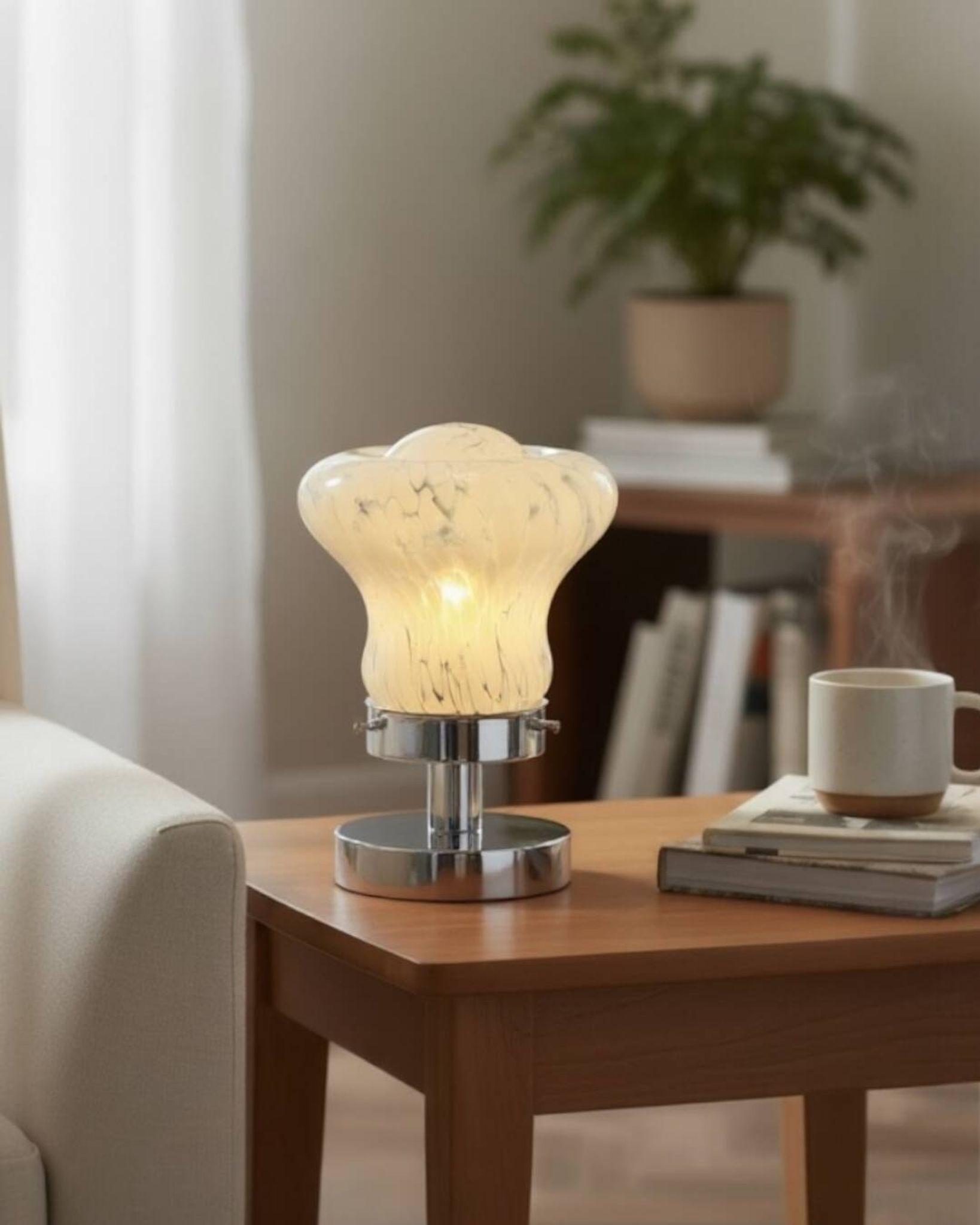 Mushroom lamp Murano glass Mazzega