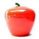 Apple orange plastic ice bucket ice years 70