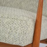 Fox armchair mottled beige green