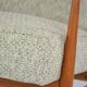 Fox armchair mottled beige green