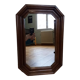 Octagonal mirror 58 x 38 moulded wood frame