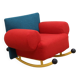 Topolino Rocking Chair by Seveso & Trezzi for Felice Rossi, 1980s