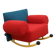 Topolino Rocking Chair by Seveso & Trezzi for Felice Rossi, 1980s