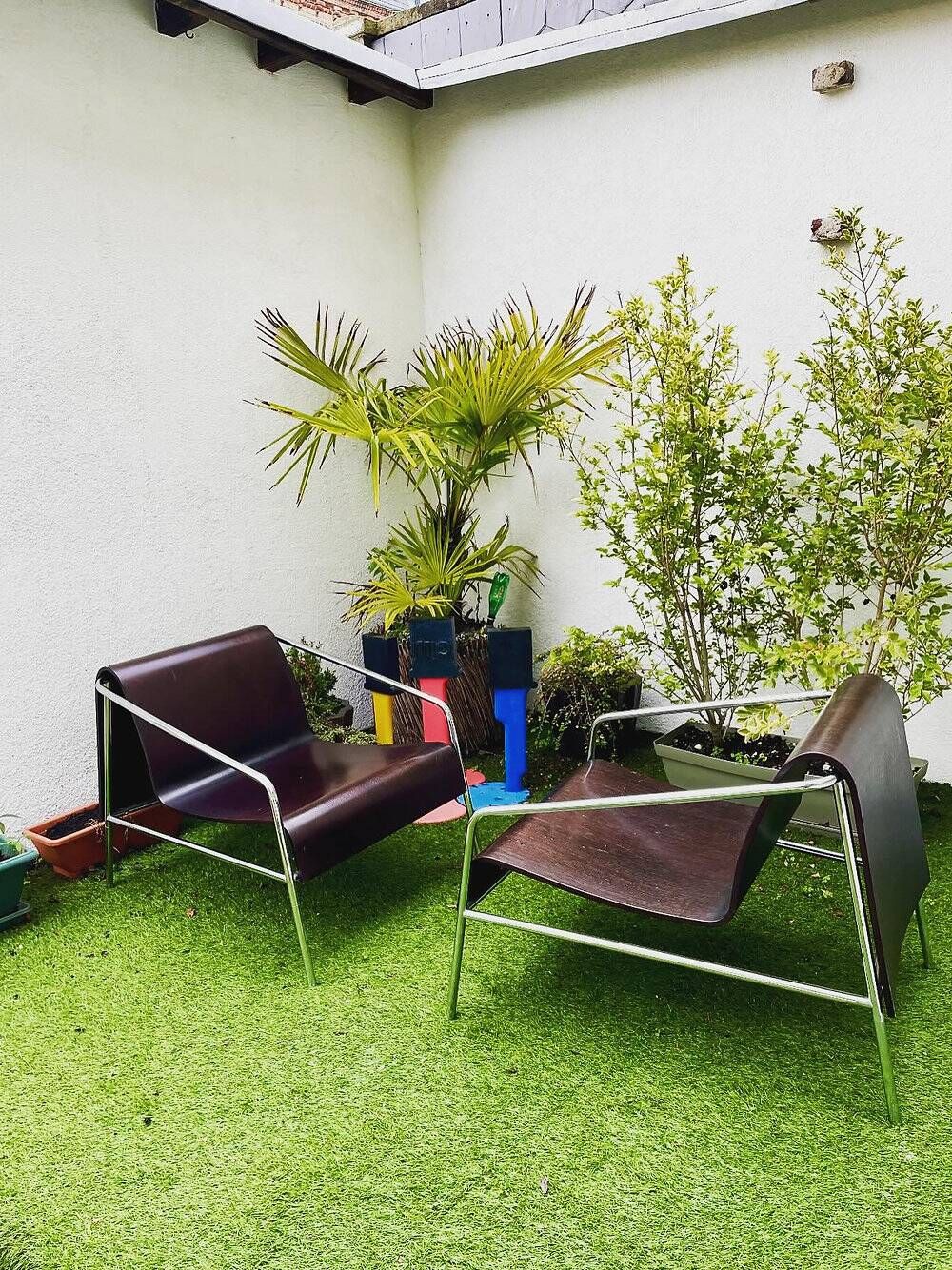 Stackable Milan Paris armchair by Artelano, designed by Lissoni & Partners.