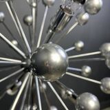 Vintage chrome sputnik chandelier, 1960s