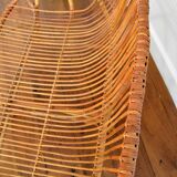 Vintage rattan sofa 1960