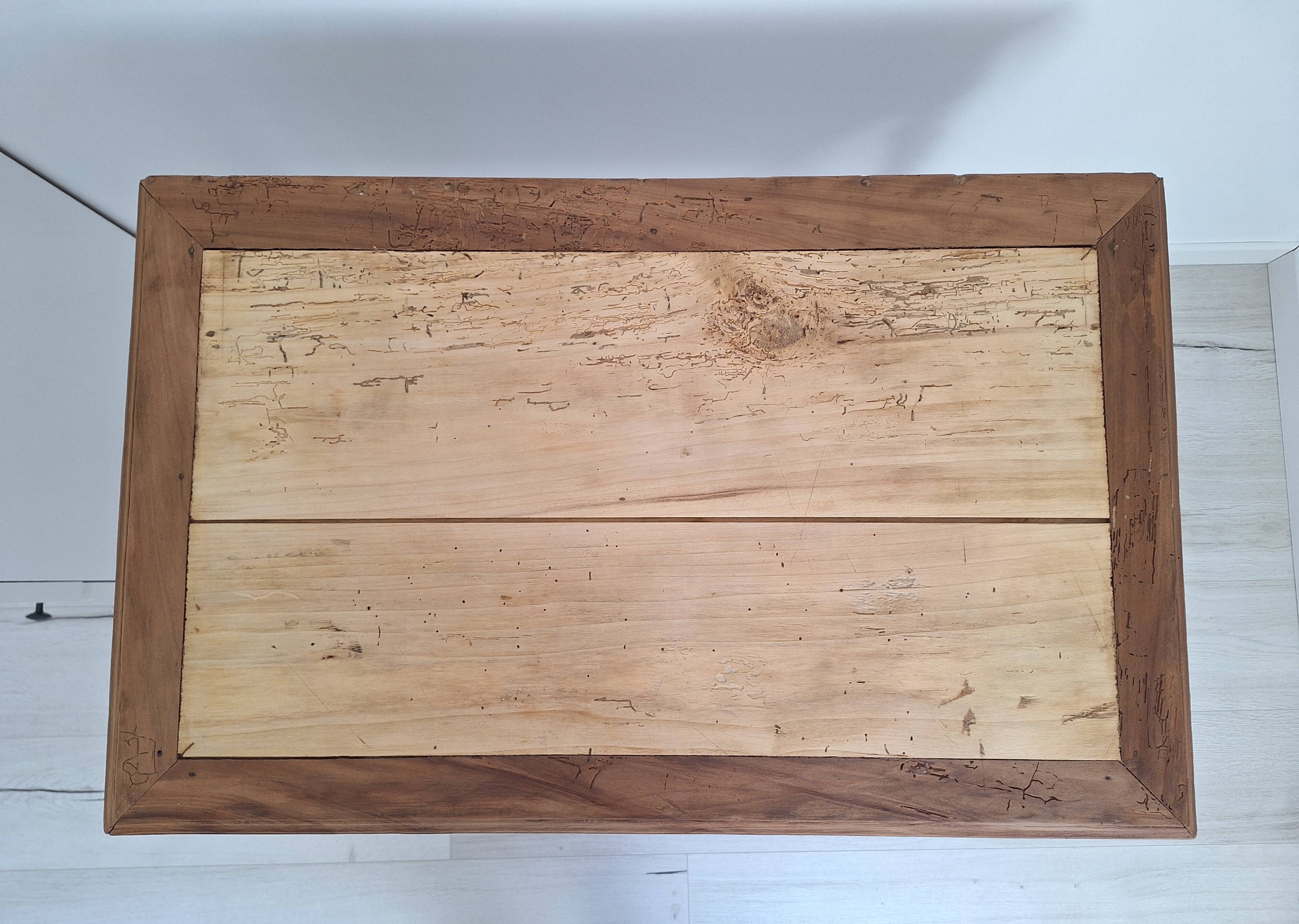 Antique solid wood desk – Late 19th century (1880-1900) – Restored