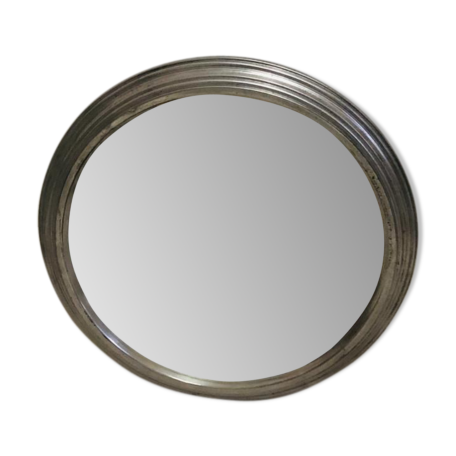 Old round mirror