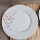 Set of 3 vintage flat plates in Jugoporcelan porcelain – Yugoslavia