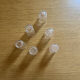 Baccarat liqueur set, glasses, and stand. Rare item.