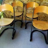 Set of 4 Souvignet chairs