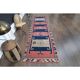 1970s Turkish Oushak Handmade Wool Cotton Pink Runner Rug 90x333