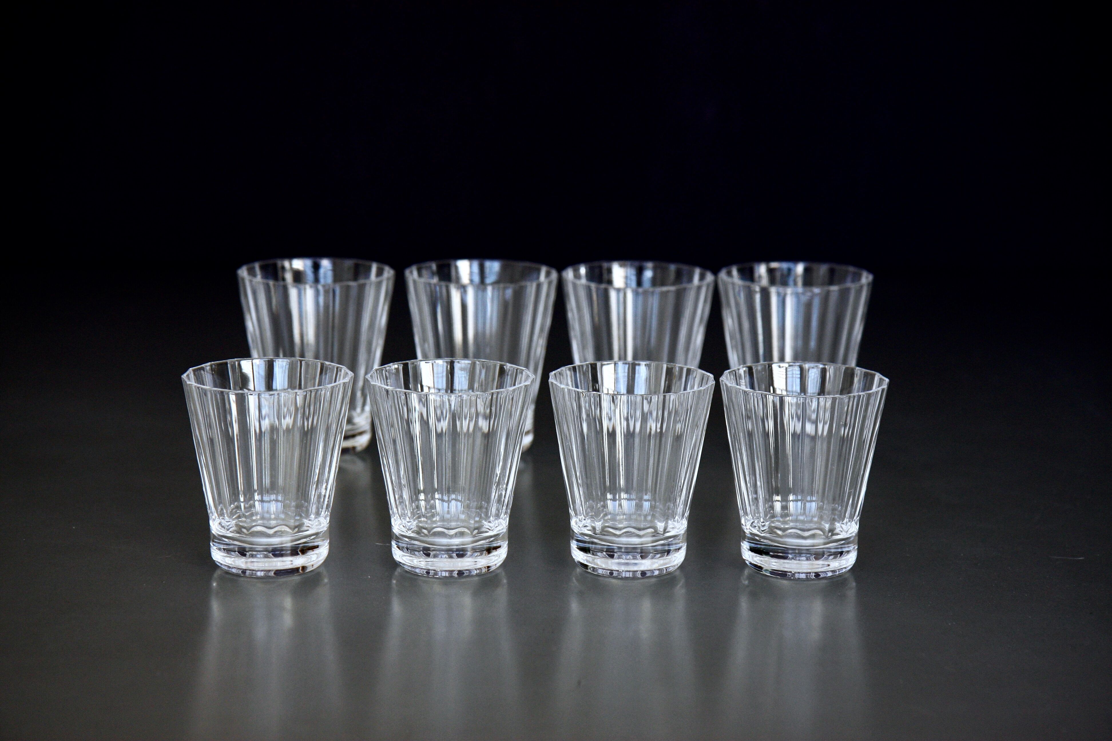 Eight glasses Paloma Picasso, Crystal Villeroy and Boch