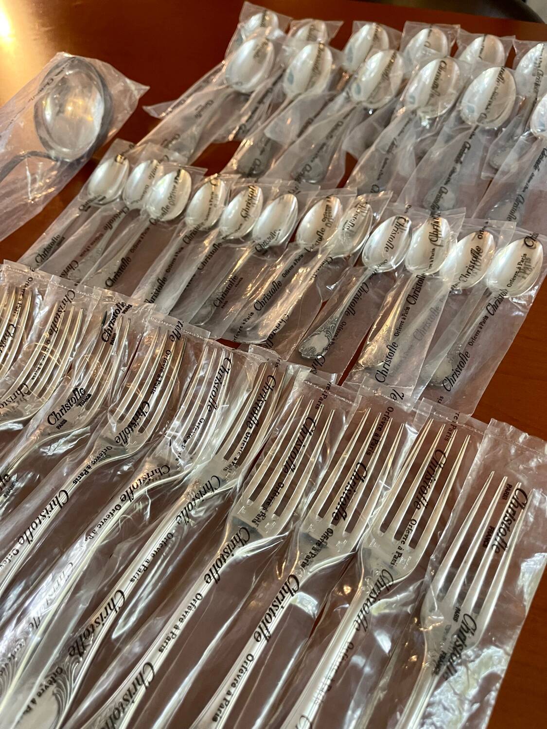 Christofle Marly new cutlery 37 pieces in sealed blister