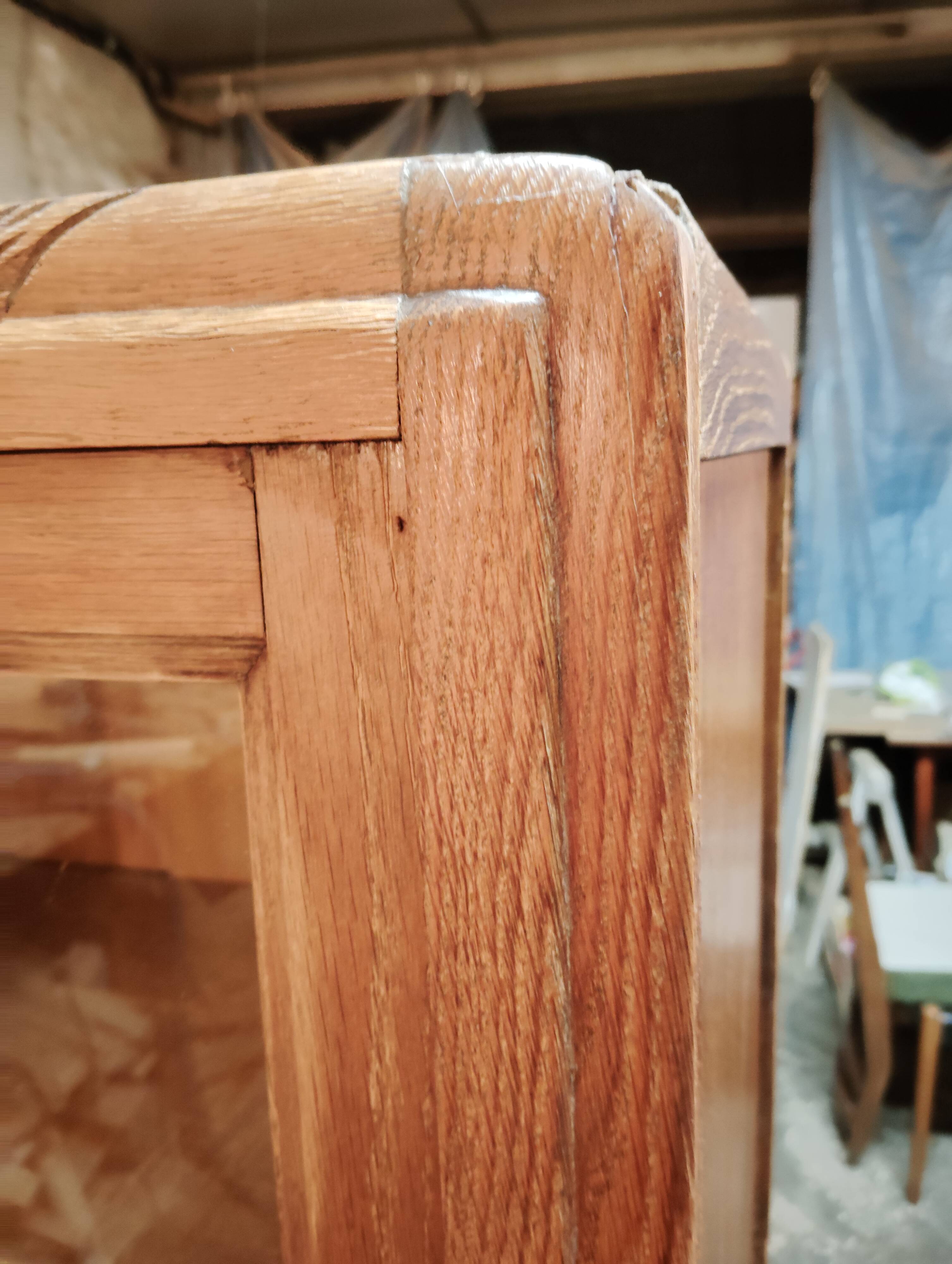 Restored "Art Deco" wardrobe, display cabinet, bookshelf.