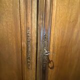 Solid wood wardrobe, country style