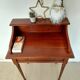 Bureau Bonheur du Jour in Louis XVI style - Cherry wood and Brass - NF P label.