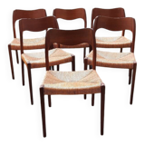 6 Scandinavian chairs