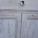 Parisian buffet 2 doors 1 painted oak drawer