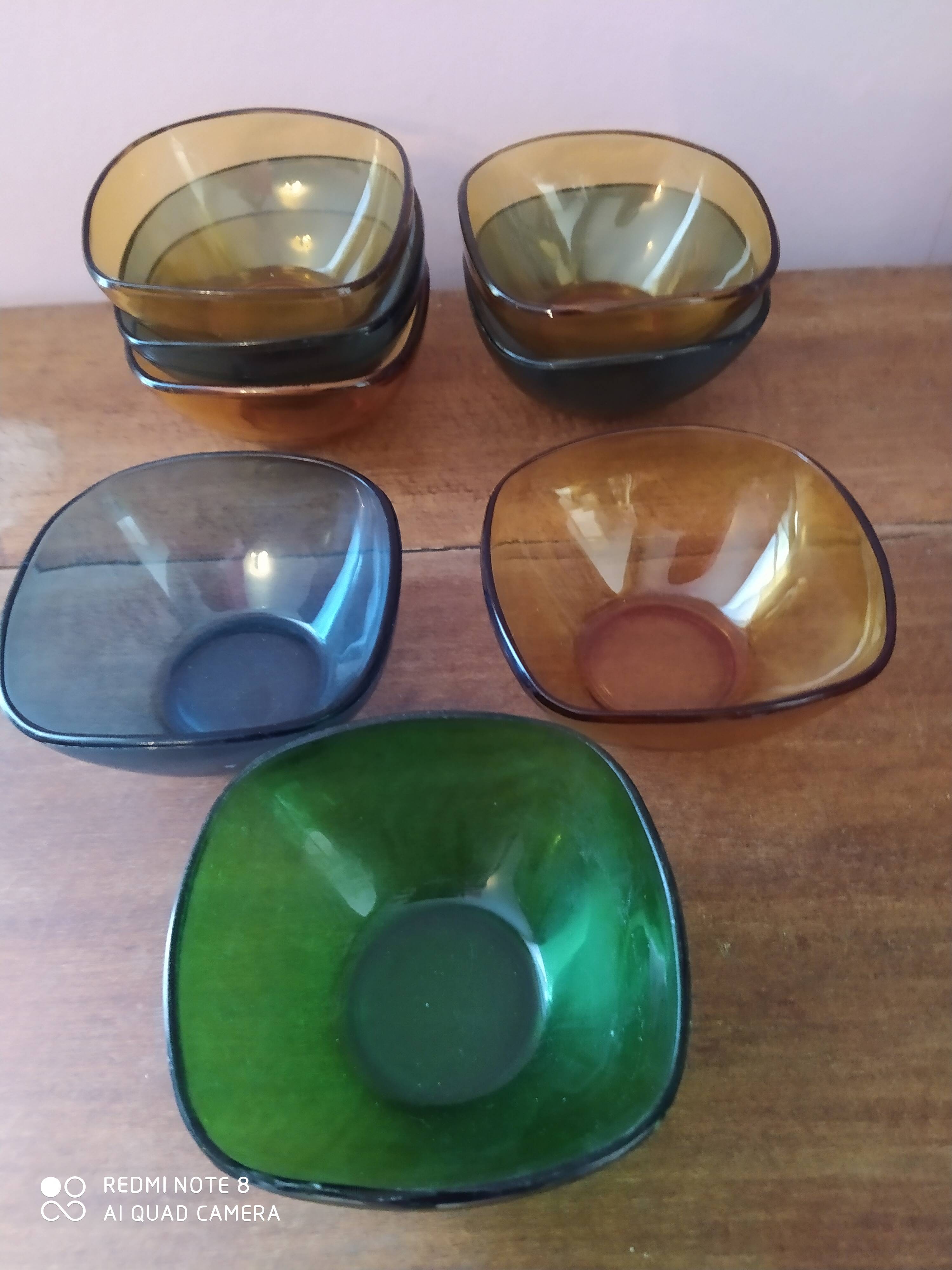 Set of 8 vintage Vereco cups