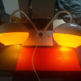 Luminaire double boule année 60 de marque clairitex