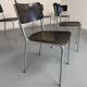 Set of 6 stackable chairs designed by Gustav Hassenpflug, Bauhaus, 1940s.