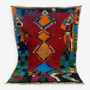 Tapis berbère marocain artisanal 156 X 106 CM