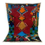 Handcrafted Moroccan Berber carpet 156 X 106 CM