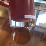 Brown cylinder vase in thick glass